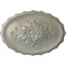 Ekena Millwork Oxford Ceiling Medallion, Hand-Painted Flash Gold, 16 7/8"W x 11 3/4"H x 1 1/2"P CM16OXFLS - alternate 1